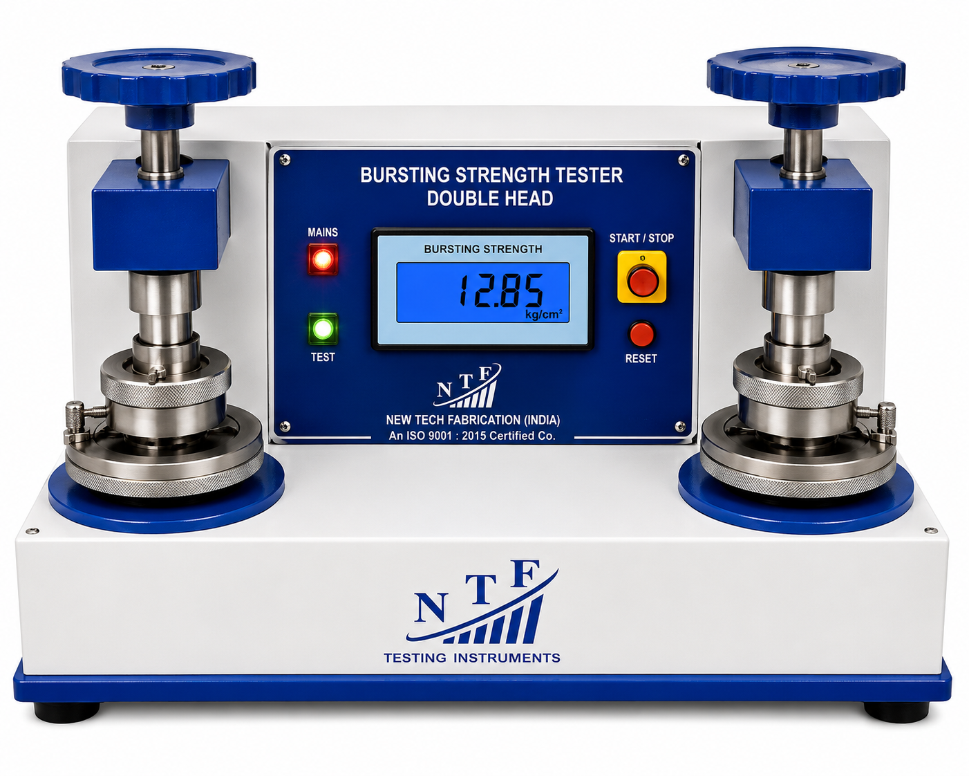 Bursting Strength Tester Double Head – Dual Sample Paper & Packaging Testing Machine